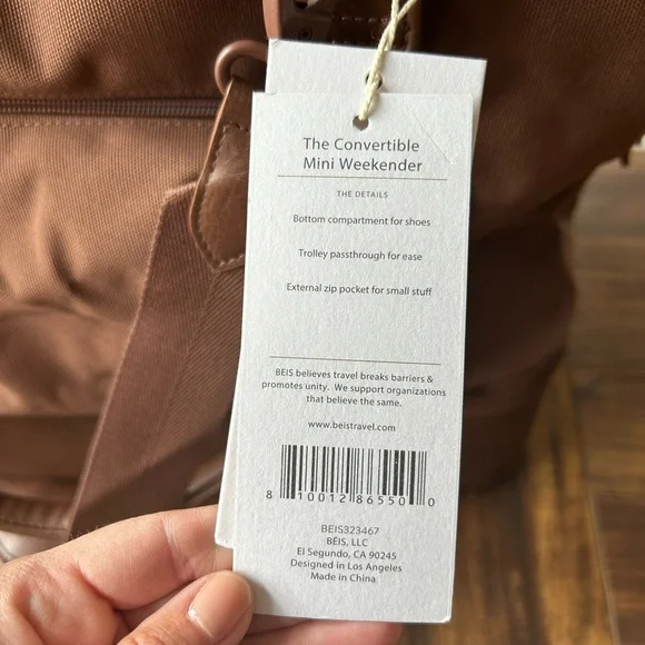 Beis Mini Weekender in Maple - Picture 11 of 12